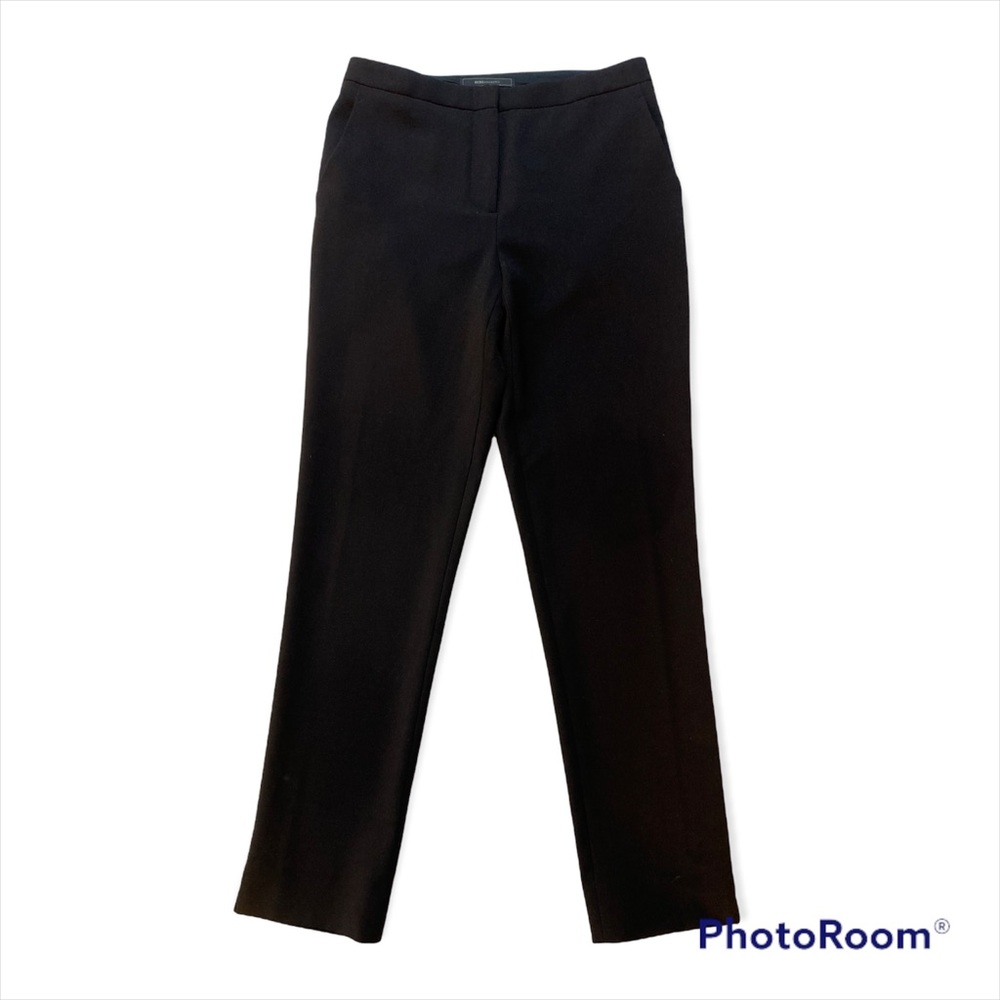 BCBG Max Azria Dress Pants Slacks Black Woman’s 6 Stretch Straight Leg